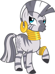 Size: 3000x3985 | Tagged: safe, artist:cloudy glow, derpibooru import, zecora, zebra, g4, she talks to angel, female, my little pony: friendship is magic, simple background, solo, transparent background, vector