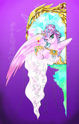 Size: 1575x2482 | Tagged: safe, artist:thurder2020, derpibooru import, princess flurry heart, alicorn, pony, g4, clothes, dress, solo