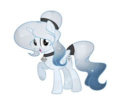 Size: 3375x2815 | Tagged: safe, artist:darbypop1, derpibooru import, oc, oc only, oc:melody everbelle, alicorn, crystal pony, pony, bell, bell collar, collar, crystallized, female, mare, simple background, solo, transparent background