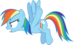 Size: 4968x3000 | Tagged: safe, artist:cloudy glow, derpibooru import, rainbow dash, pegasus, pony, g4, female, mare, simple background, solo, transparent background, vector