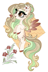 Size: 2304x3462 | Tagged: safe, artist:afterglory, derpibooru import, oc, oc only, pegasus, pony, adoptable, adoptable open, alternate versions at source, base used, brown eyes, brown hooves, brown pupils, brown wingtips, coat markings, colored eyelashes, colored hooves, colored pupils, colored wings, colored wingtips, countershading, eye clipping through hair, eyelashes, eyeshadow, facial markings, female, female oc, flower, flower in hair, flying, freckles, gradient wings, gradient wingtips, green eyelashes, green eyeshadow, hair bun, high res, hoof polish, hooves, leg markings, lily (flower), long mane, long tail, makeup, mare, mare oc, multicolored mane, multicolored tail, open mouth, open smile, outline, pegasus oc, shiny eyelashes, shiny hooves, shiny mane, shiny tail, signature, simple background, smiling, solo, sparkles, sparkly hooves, sparkly mane, sparkly tail, sparkly wings, sparkly wingtips, spread wings, swirls, swirly markings, tail, tan coat, thick eyelashes, three quarter view, tied mane, transparent background, two toned wings, wavy mane, wavy tail, wings