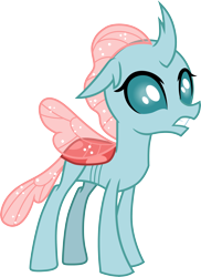 Size: 3000x4132 | Tagged: safe, artist:cloudy glow, derpibooru import, ocellus, changedling, changeling, g4, female, simple background, solo, transparent background, vector