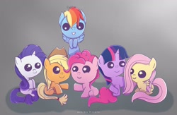 Size: 2951x1924 | Tagged: safe, artist:nnaly, derpibooru import, applejack, fluttershy, pinkie pie, rainbow dash, rarity, twilight sparkle, earth pony, pegasus, pony, unicorn, g4, applejack's hat, babity, baby, baby dash, baby pie, baby pony, babyjack, babylight sparkle, babyshy, blank flank, clothes, cowboy hat, cute, dashabetes, diapinkes, female, filly, filly applejack, filly fluttershy, filly mane six, filly pinkie pie, filly rainbow dash, filly rarity, filly twilight sparkle, flying, foal, freckles, group, hat, horn, jackabetes, looking at you, mane six, raribetes, sextet, shyabetes, smiling, spread wings, twiabetes, wings, younger