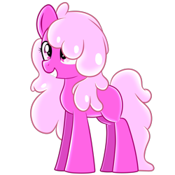 Size: 5000x5000 | Tagged: safe, artist:trackheadtherobopony, derpibooru import, oc, oc:creamy rose, goo, goo pony, original species, show accurate, simple background, solo, transparent background