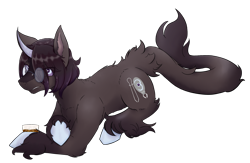 Size: 2300x1500 | Tagged: safe, artist:squeezymouse, derpibooru import, oc, oc only, oc:bow legged, classical unicorn, pony, unicorn, alcohol, bared teeth, blaze (coat marking), butt fluff, cloven hooves, coat markings, colored, colored hooves, colored horn, colored sclera, disgusted, drink, ear fluff, ears, facial markings, full body, glass, glasses, hair over eyes, hooves, horn, leonine tail, looking at you, male, simple background, solo, stallion, tail, transparent background, unshorn fetlocks, whiskey