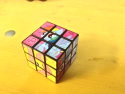 Size: 3264x2448 | Tagged: safe, derpibooru import, rainbow dash, g4, irl, photo, rubik's cube