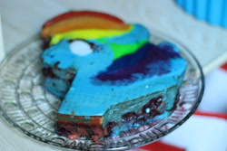 Size: 5184x3456 | Tagged: safe, derpibooru import, rainbow dash, g4, cake, food, irl, photo