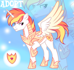 Size: 1280x1202 | Tagged: safe, artist:vi45, derpibooru import, oc, alicorn, pony, armor, male, solo, stallion