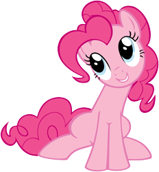 Size: 6000x6455 | Tagged: safe, artist:purple-cotton-candy, derpibooru import, pinkie pie, earth pony, pony, g4, .svg available, absurd resolution, female, mare, simple background, solo, transparent background, vector