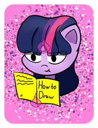 Size: 2504x3260 | Tagged: safe, artist:braveboi, derpibooru import, twilight sparkle, g4, book, solo