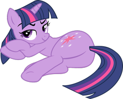 Size: 875x710 | Tagged: safe, artist:retroponybro, derpibooru import, twilight sparkle, unicorn twilight, pony, unicorn, g4, base used, butt, female, full body, inkscape, looking at you, mare, plot, sexy, simple background, solo, transparent background, twibutt, vector