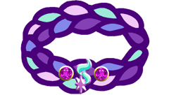 Size: 738x400 | Tagged: safe, artist:lizzmcclin, derpibooru import, starlight glimmer, g4, bracelet, charm, cutie mark, jewelry, simple background, transparent background