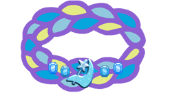 Size: 738x400 | Tagged: safe, artist:lizzmcclin, derpibooru import, trixie, g4, bracelet, charm, cutie mark, jewelry, simple background, transparent background