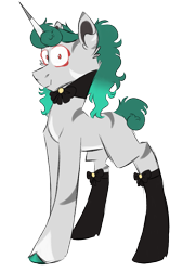 Size: 1079x1593 | Tagged: safe, artist:fuckomcfuck, derpibooru import, oc, oc only, oc:suki, pony, unicorn, bow, clothes, horn, simple background, socks, solo, transparent background