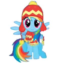 Size: 3464x3464 | Tagged: safe, derpibooru import, edit, edited screencap, editor:siobhfitz1798, screencap, rainbow dash, pegasus, pony, g4, background removed, clothes, female, needs more jpeg, not a vector, simple background, solo, transparent background, winter outfit