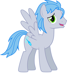 Size: 3237x3600 | Tagged: safe, artist:delphince, derpibooru import, pegasus, pony, g4, 2012, looking at you, male, open mouth, open smile, simple background, sky shatter, smiling, solo, spread wings, stallion, tail, transparent background, vector, wings