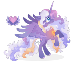 Size: 4000x3300 | Tagged: safe, artist:kabuvee, derpibooru import, oc, alicorn, pony, female, mare, simple background, solo, transparent background