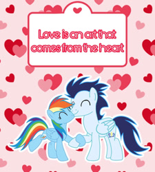 Size: 720x800 | Tagged: safe, artist:soarindasher10, derpibooru import, rainbow dash, soarin', pegasus, pony, g4, female, hearts and hooves day, holiday, male, mare, shipping, soarindash, stallion, straight, valentine's day