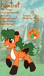 Size: 1284x2214 | Tagged: safe, artist:edgelordhedgelord, derpibooru import, oc, oc only, oc:foxtrot, pegasus, pony, male, reference sheet, solo, stallion