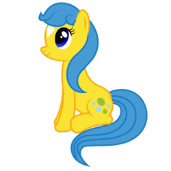 Size: 1024x1024 | Tagged: safe, artist:aquaticneon, derpibooru import, bubbles (g1), earth pony, pony, g1, g4, bubblebetes, closed mouth, coat markings, cute, facial markings, female, g1 to g4, generation leap, mare, simple background, sitting, smiling, solo, star (coat marking), transparent background, vector