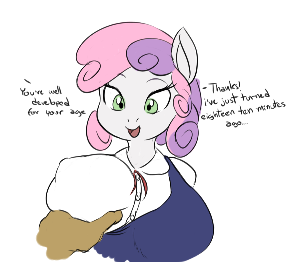 224005 Questionable Artist Seii3 Sweetie Belle Anthro Unicorn Barely Legal Big Breasts