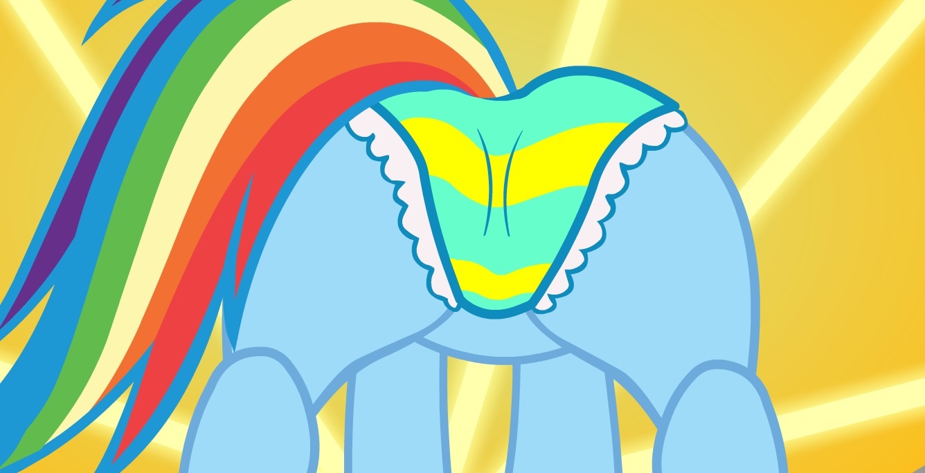 My Little Pony Rainbow Stripes Panty