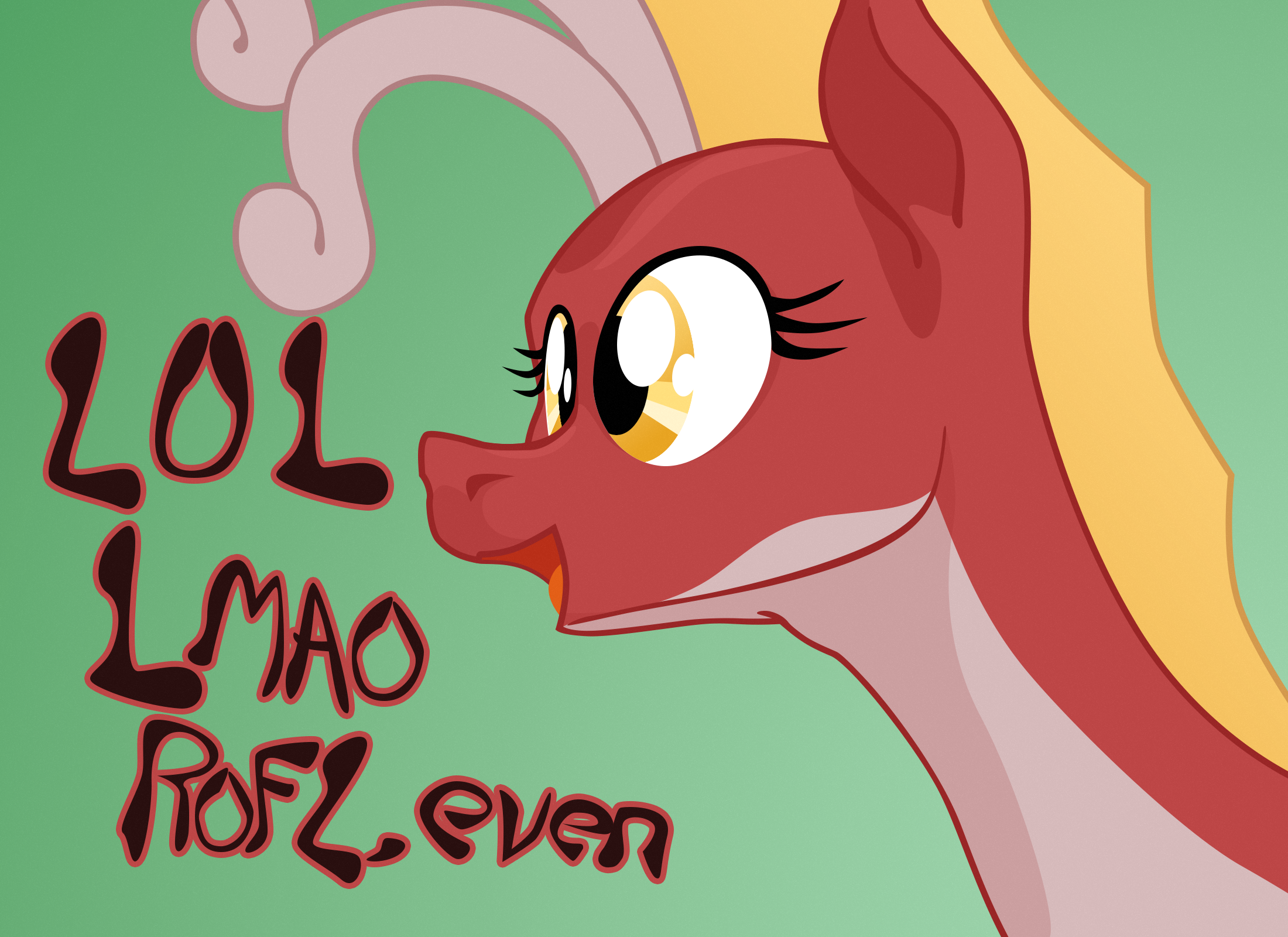 2974912 - safe, artist:aaronmk, derpibooru import, oc, oc:posada,  hippogriff, hippogriff oc, laughing, text, vector - Ponybooru